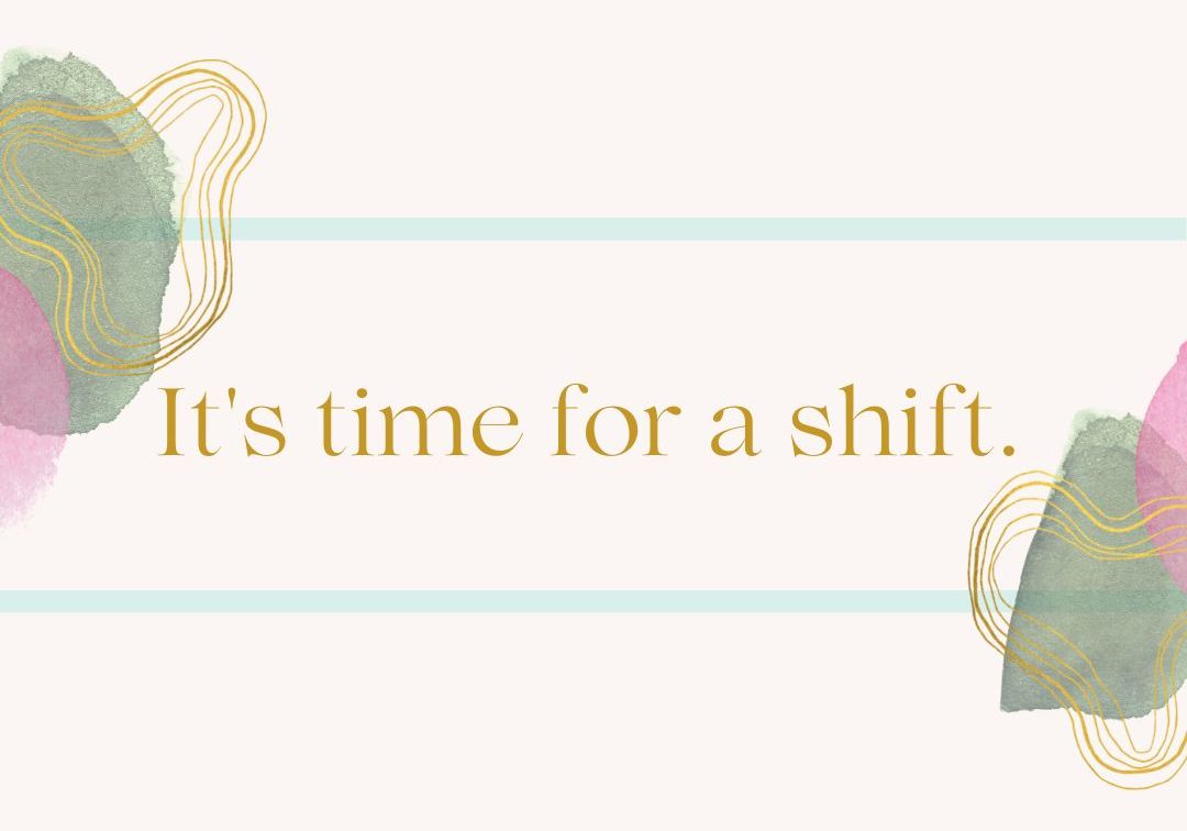 It's Time for a Shift Email Header (Instagram Post)